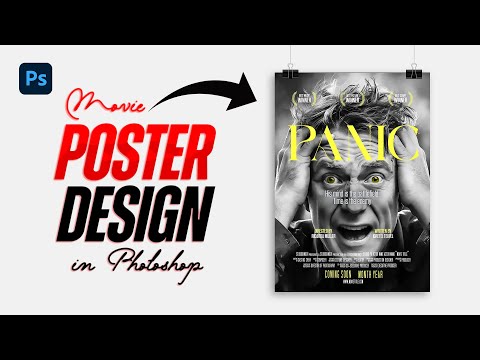 Movie Poster Design in Photoshop for Beginners!!