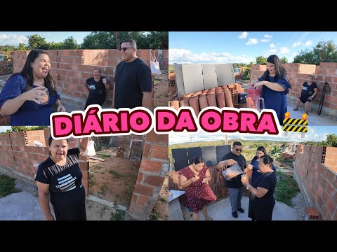 DIÁRIO DA OBRA MAIS DIVERTIDO DE TODOS,JOB GANHOU UM TERRENO,CAFÉ DA TARDE E POR DO SOL,TOUR NA OBRA