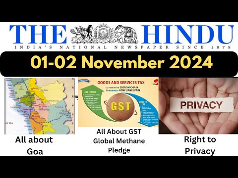 01-02 November 2024 The Hindu Newspaper Analysis