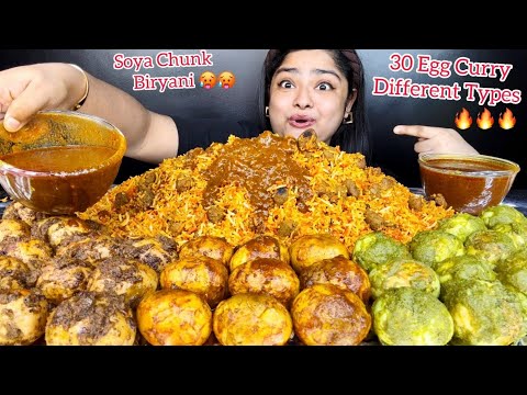 SPICY OILY MUTTON KEEMA WITH CHICKEN BIRYANI AND SPICY TANDOORI CHICKEN TANGDI, RAITA | ASMR MUKBANG