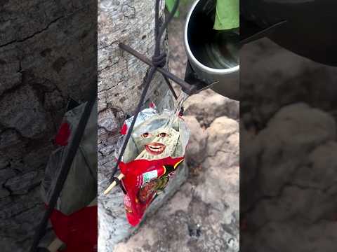 SMART ideas and USEFUL with noodles in forest #camping #bushcraft #survival #forest
