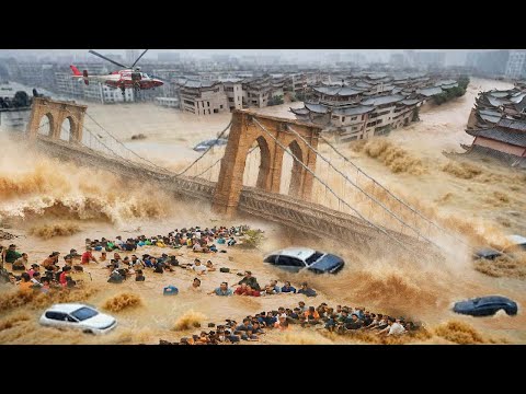 No Mercy — 635,000+ Flee as Mega Dams Collapse and Cities Drown in China Flood Disaster!