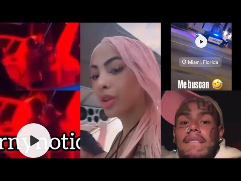 yailin besandose con nuevo novio tekashi 69 se escapa de la policía y se burla