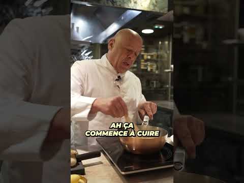 Œufs brouillés avec le chef Thierry Marx.