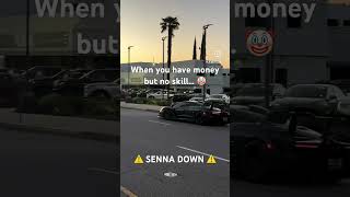 ⚠️ SENNA DOWN ⚠️ #mclaren #senna #crash #wrecked #supercars #hypercar #mondi #insurance #cars