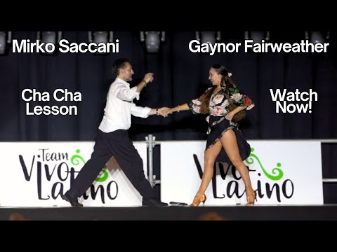 Mirko Saccani & Gaynor Fairweather Cha Cha latin dance lesson | Shining Star Cup