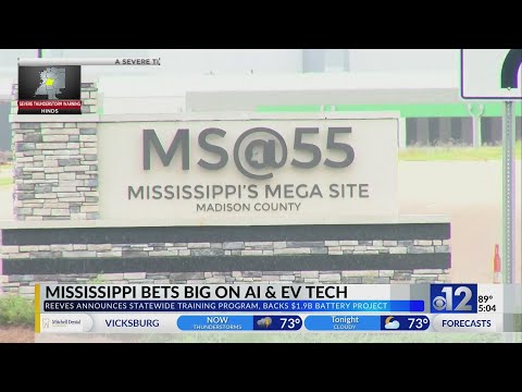 YouTube video thumbnail: Mississippi Governor Announces Plan to Boost Development of AI in State