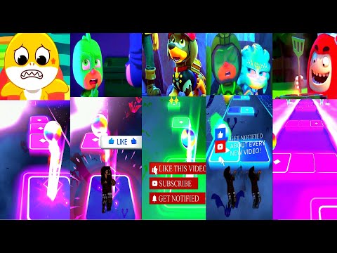 🔥Baby Shark 🆚 Pj Masks 🆚 Paw Patrol 🆚 Oddbods🔥Coffin Dance song Cover remix | Tiles Hop