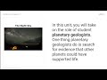 Exploring Planetary Habitability Concepts