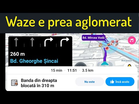 Oprire alerte Waze pentru navigare clară - bannere prea mari de nu mai vezi bine traseul