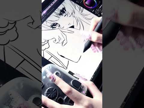 ずっと愛用している左手デバイス【TourBox Elite Plus】でお絵描きした♩#TourBoxElitePlus #TourBox