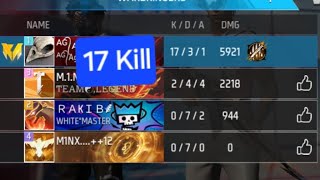 17 kill freefire css rank |  freefire lover freefirehailight