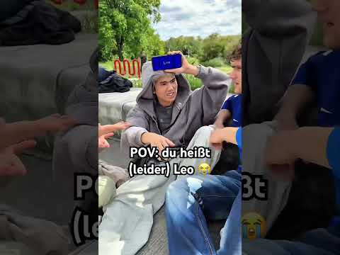 Muss schon doo sein Leo zu heißen 😭 #meme #youtubeshorts #memes #2025 #humor #comedy #prank #sketch
