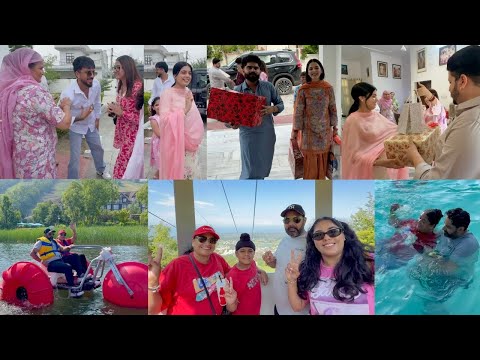 PIND CH GET TOGETHER LAGIYAN RONKAN | GIFTS UNBOXING | BABLI SWIMMING FOR FIRST TIME | INDER & KIRAT