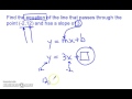 Write Linear Equations from Point and Slope