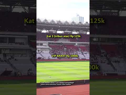Harga Tiket Semifinal Piala AFF 2022 Indonesia vs Vietnam di stadion GBK Jakarta #timnasindonesia