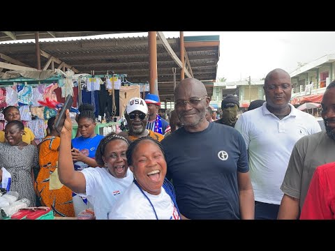 LIVE:Kennedy Agyapong Storms Amasaman to a massive welcome. #npp #elections