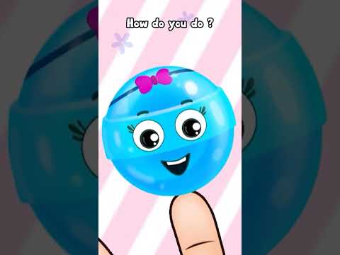 Lollipop Finger Family 🍭  #shorts #nurseryrhymes #kidssongs
