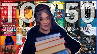 THE "TOP 50" FANTASY BOOKS OF THE LAST FIVE YEARS 🗓️ ranking best of fantasy books