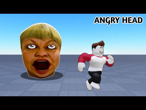 ESCAPE ANGRY HEAD IN ROBLOX - PART 1