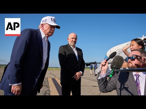 YouTube video thumbnail: Trump Presses US Trading Partners to Make Deals Quickly