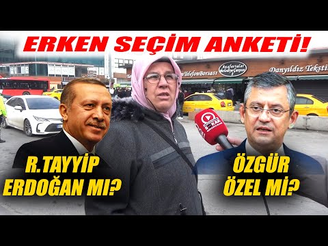 Erdoğan mı Özgür Özel mi? Baştan Sona Kesintisiz Erken Seçim Anketi!