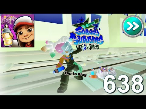 Subway Surfers - Marathon Vegas Queens - Asher Splasher Outfit - 1.53x Invert Colors Episode 638
