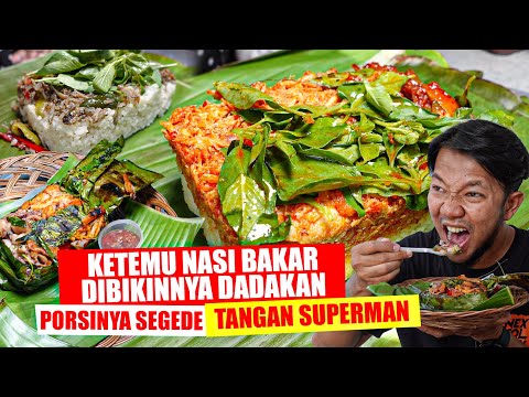 JUALAN NASI BAKAR DI BIKIN DADAKAN TOPINGNYA BANYAK BANGET !!!