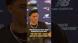 Christian Gonzalez responds to trainer’s comments on Patriots contract talks