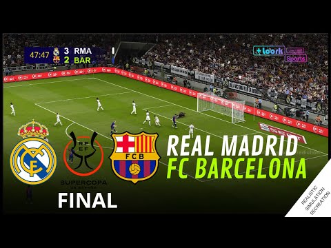 REAL MADRID vs BARCELONA ElClásico 2025 Final Super Cup Full Match Simulation and Prediction