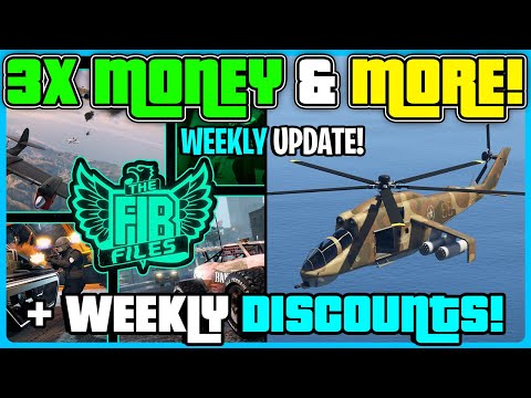 GTA 5 ONLINE WEEKLY UPDATE! 3X MONEY & MORE!