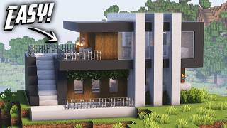 Minecraft: How To Build A Large Modern House Tutorial (#56)