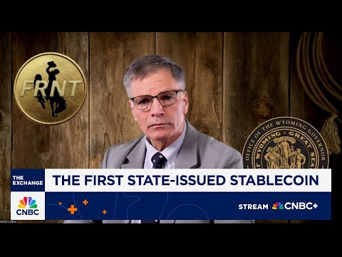 YouTube video thumbnail: Gov. Mark Gordon on State-Issued Frontier Stablecoin Token: Designed System to be Reliable