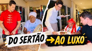 DO SERTÃO PARA UM RESTAURANTE DE LUXO ❤️ | ELA NUNCA TINHA VIVIDO ISSO