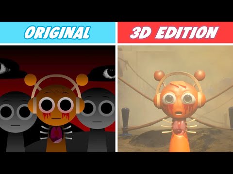 New Incredibox Sprunki 3D Edition VS Original - Phase 1 VS Phase 2 (Animation)