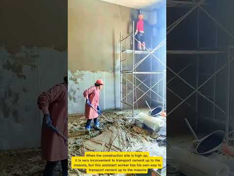 The Creativity of a Construction Worker#workers #build