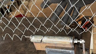 Detailed instructions on how to make a B40 manual mesh weaving machine at home!
