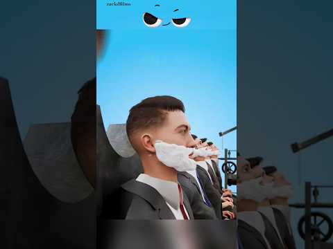 حلاقة جماعية بشفرة قاتلة! 😱✂️