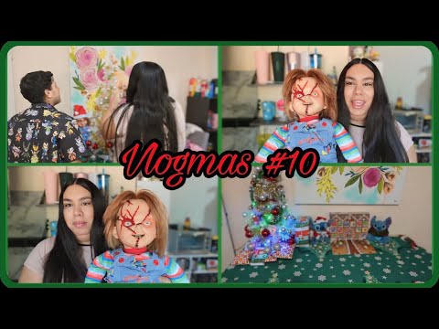 ARMANDO EL ARBOLITO CON MI NOVIO Y LLEGÓ SU REGALO DE NAVIDAD - VLOGMAS 10