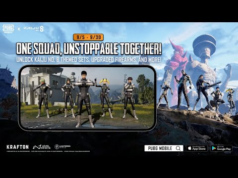 PUBG MOBILE x Kaiju No. 8 | One Squad, Unstoppable Together!