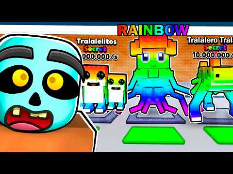 Unlocking EVERY NEW RAINBOW BRAINROT in Roblox Steal a Brainrot