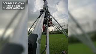 Colibri flight #48 - Free flight - 8m up and land, going higher! 🏔️