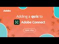 Adobe Connect Quiz Pod Features