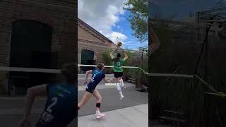 Setter Challenge - could you do this? 😏 #volleyshorts #volleyball #sports
