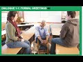 Understanding Formal Greetings and Introductions