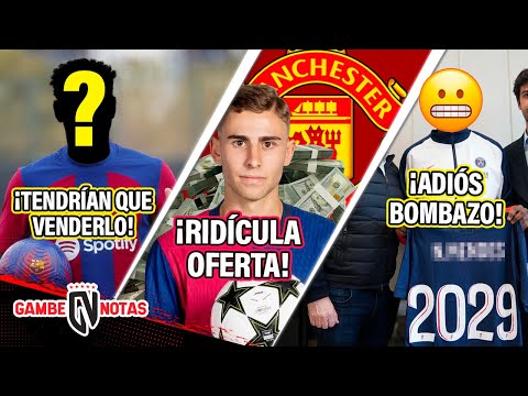 Sacrificio del BARÇA para FICHAR |RIDÍCULA OFERTA del UNITED x FERMIN |PSG arruina BOMBAZO de MADRID