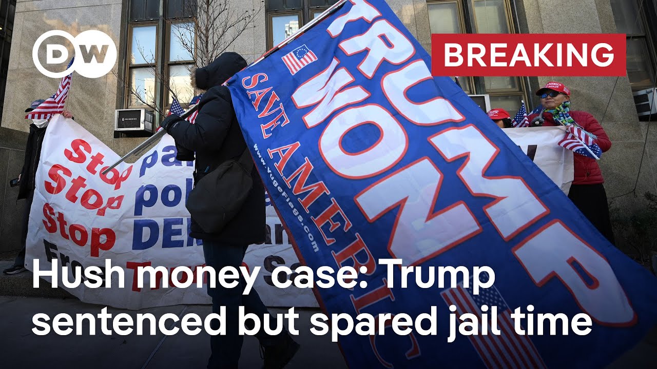 Trump sentenced to ‘unconditional discharge’ in New York hush money case, spared jail time | DW News