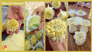 العجينة بأربع كيلات واش من الحلويات لي جي بيهاla pâte de 4mesures les gâteaux 🇩🇿  qui vont avec