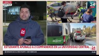 Estudiante apuñaló a dos compañeros en Universidad Central