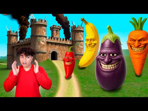 ¿Pueden LAS FRUTAS TROLL ENTRAR en mi FORTALEZA?!